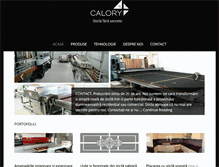 Tablet Screenshot of calory.ro